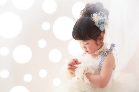 ３歳　女の子　ドレス　ちびっ子写真展