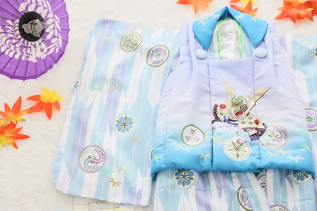 男の子被布（水色）①